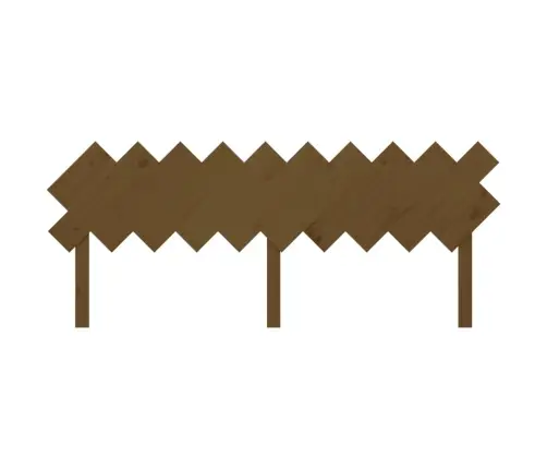 Gultas Galvgalis, Medus Brūns, 196X3X80,5 Cm, Priedes Masīvkoks Vidaxl