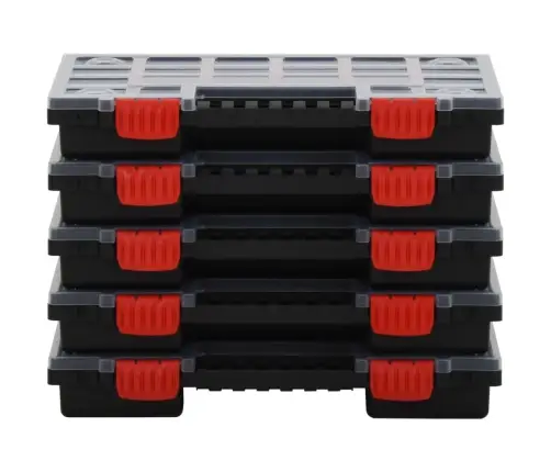 Asortimentinės Dėžutės, 5Vnt., 34,5X25X5cm Polipropilenas