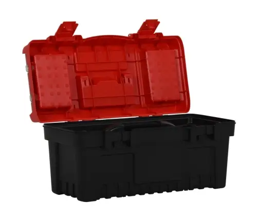Įrankių Dėžių Rinkinys, 2Vnt., Juodas/Raudonas, Polipropilenas