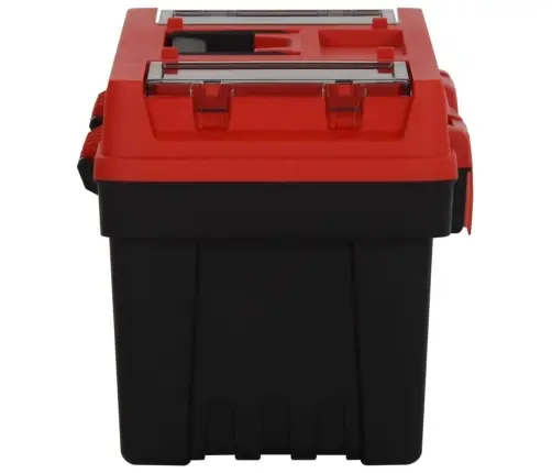 Įrankių Dėžių Rinkinys, 2Vnt., Juodas/Raudonas, Polipropilenas