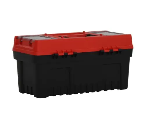 Įrankių Dėžių Rinkinys, 2Vnt., Juodas/Raudonas, Polipropilenas