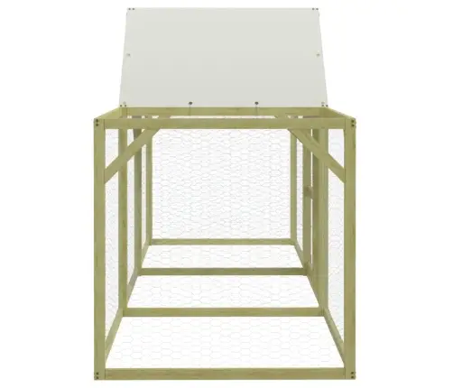 Vistu Būris, 300X100X150 Cm, Impregnēts Priedes Masīvkoks Vidaxl