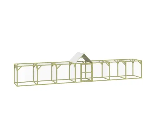 Vistu Būris, 700X100X1500 Cm, Impregnēts Priedes Masīvkoks Vidaxl