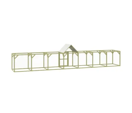 Vistu Būris, 700X100X1500 Cm, Impregnēts Priedes Masīvkoks Vidaxl