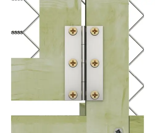 Vistu Būris, 268X200X190 Cm, Impregnēts Priedes Masīvkoks Vidaxl