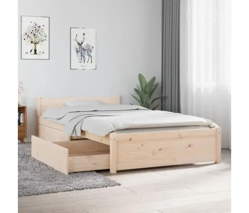 Lovos Rėmas Su Stalčiais, 90X190cm Vienvietis