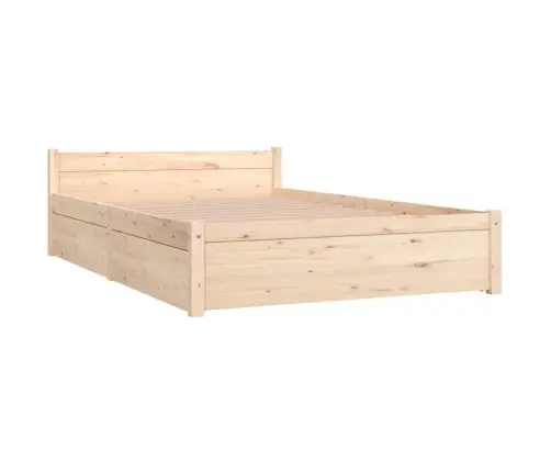 Lovos Rėmas Su Stalčiais, 120X190cm Dvivietis