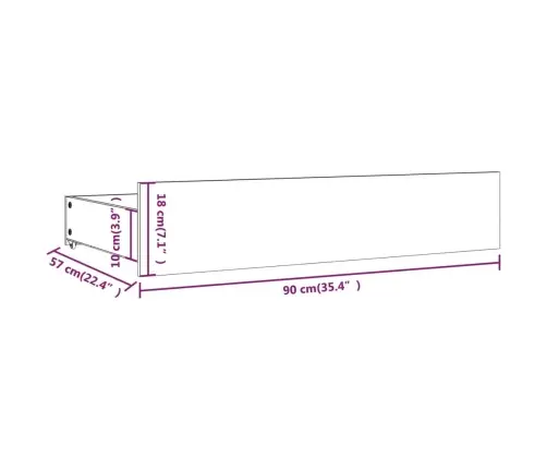 Sahtlitega Voodiraam, 140 X 190 Cm