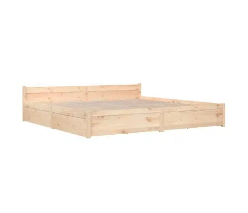 Gultas Rāmis Ar Atvilktnēm, 180X200 Cm, Divvietīgs Vidaxl