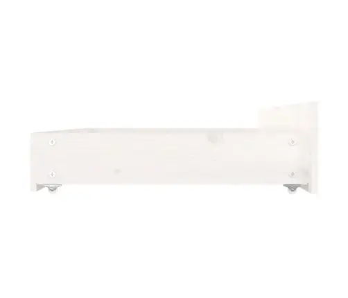 Gultas Rāmis Ar Atvilktnēm, Balts, 180X200 Cm, Divvietīgs Vidaxl