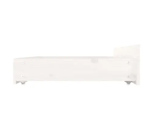 Lovos Rėmas Su Stalčiais, Baltos Spalvos, 200X200Cm