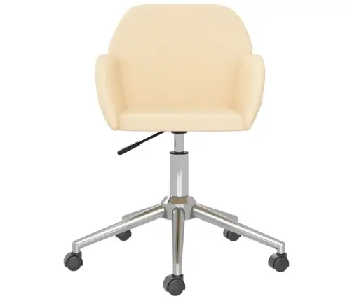 Pasukamos Valgomojo Kėdės, 2Vnt., Kreminės Spalvos, Audinys