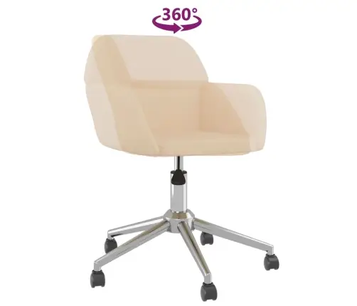 Pasukamos Valgomojo Kėdės, 2Vnt., Kreminės Spalvos, Audinys