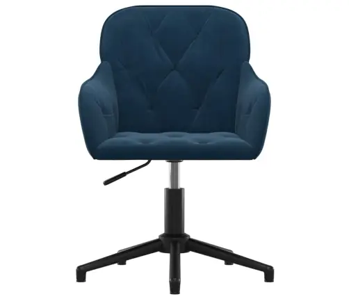 Grozāmi Virtuves Krēsli, 2 Gab., Zils Samts Vidaxl