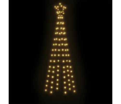 Ziemassvētku Egle, 108 Silti Baltas Led Lampiņas, 70X180 Cm Vidaxl