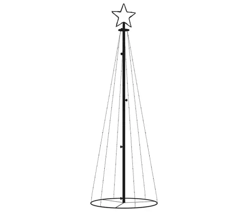 Ziemassvētku Egle, 108 Vēsi Baltas Led Lampiņas, 70X180 Cm Vidaxl