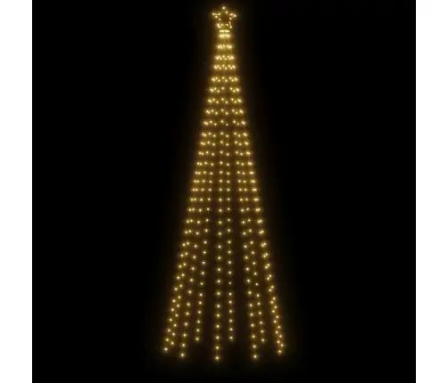 Ziemassvētku Egle, 310 Silti Baltas Led Lampiņas, 100X300 Cm Vidaxl