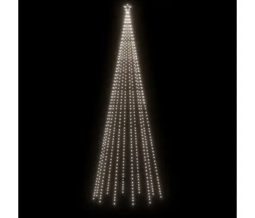 Kalėdų Eglutė, 160X500cm Kūgio Formos, 732 Šaltos Baltos Led Kalėdų Eglutė, 160X500cm Kūgio Formos, 732 Šaltos Baltos Led