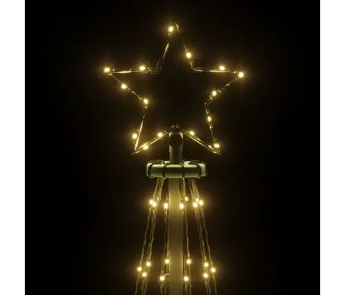 Kalėdų Eglutė Su Kuoliuku, Šiltos Baltos Spalvos, 108Led, 180Cm