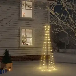 Kalėdų Eglutė Su Kuoliuku, Šiltos Baltos Spalvos, 108Led, 180Cm