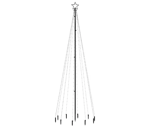 Ziemassvētku Egle Ar Pīķi, 310 Zilas Led, 300 Cm Vidaxl