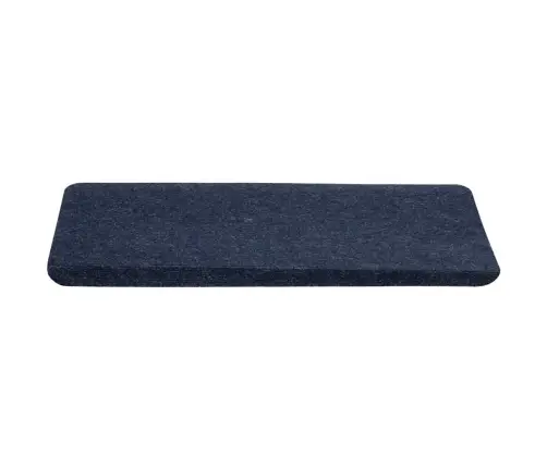 Kāpņu Paklāji, 15 Gab., Pašlīmējoši, 65X24,5X3,5 Cm, Zili Vidaxl