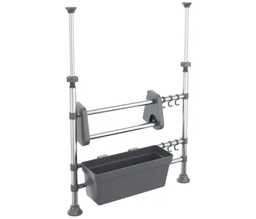 Regulējams Virtuves Organizators, Alumīnijs Vidaxl