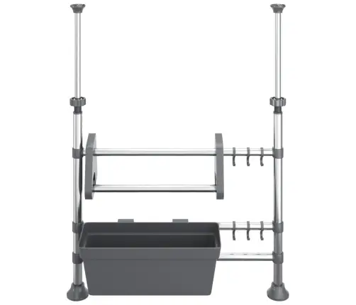 Regulējams Virtuves Organizators, Alumīnijs Vidaxl