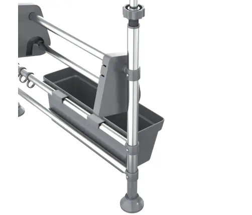 Regulējams Virtuves Organizators, Alumīnijs Vidaxl