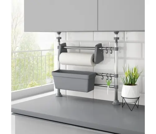 Regulējams Virtuves Organizators, Alumīnijs Vidaxl