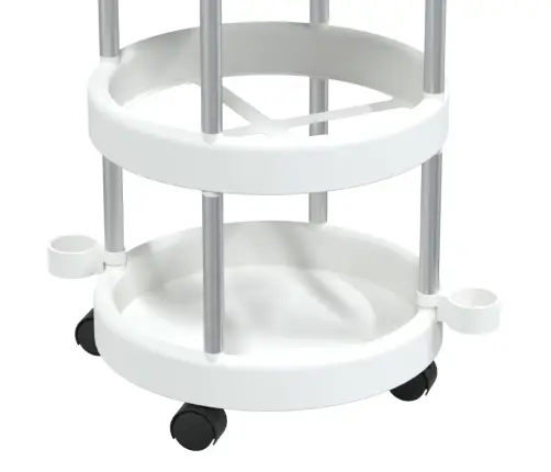 Uzkopšanas Ratiņi Ar Glabāšanas Grozu, Alumīnijs Vidaxl