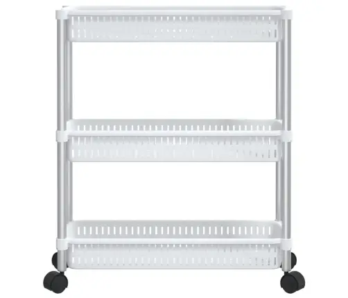 Vežimėlis, 3 Aukštų, Sidabrinės Ir Baltos Spalvos, Aliuminis