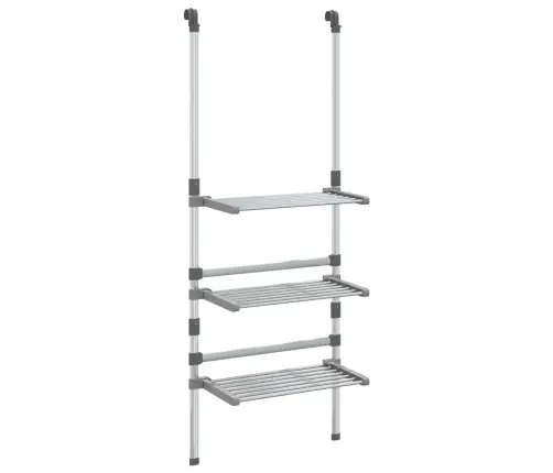 3 Līmeņu Veļas Žāvēšanas Statīvs, Alumīnijs  Vidaxl