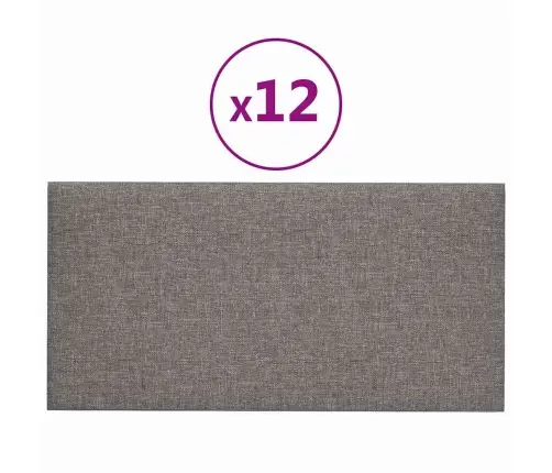 Seinapaneelid 12 Tk, Helehall, 30 X 15 cm Kangas, 0,54 M²