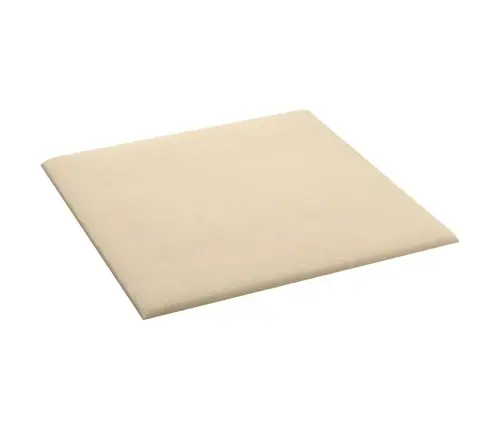 Sienas Paneļi, 12 Gab., Krēmkrāsas, 30X30 Cm, Audums, 1,08 M² Vidaxl