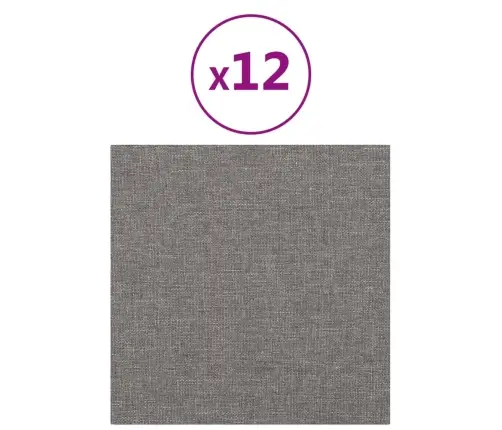 Seinapaneelid 12 Tk, Hall, 30 X 30 cm Kangas, 1,08 M²