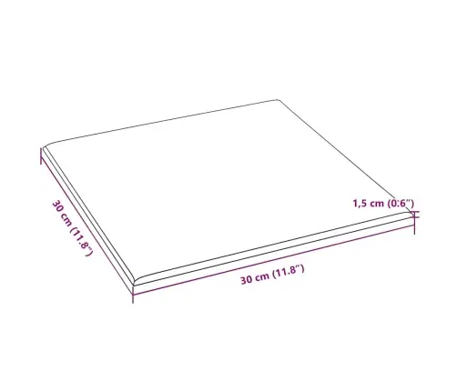 Sienas Paneļi, 12 Gab., Tumši Pelēki, 30X30 Cm, Audums, 1,08 M² Vidaxl