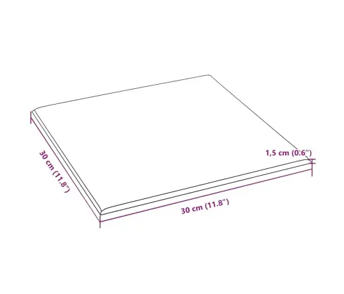 Sienas Paneļi, 12 Gab., 30X30 Cm, Mākslīgā Āda, 1,08 M² Vidaxl