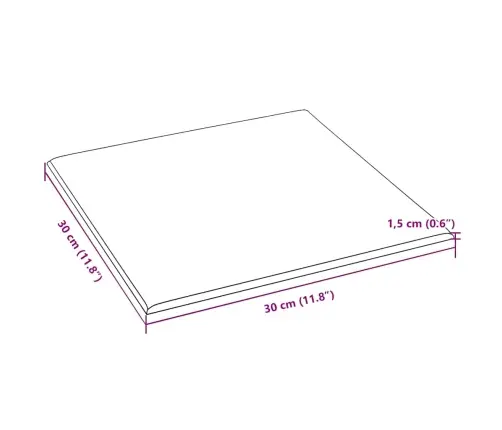 Sienas Paneļi, 12 Gab., Tumši Zaļi, 30X30 Cm, Samts, 1,08 M² Vidaxl