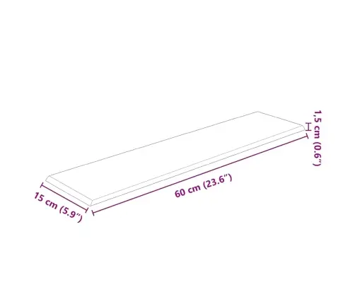 Seinapaneelid 12 Tk, Helehall, 60 X 15 cm Samet, 1,08 M²