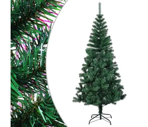 Mākslīgā Ziemassvētku Egle, Zaigojoši Zaru Gali, Zaļa, 150 Cm Vidaxl