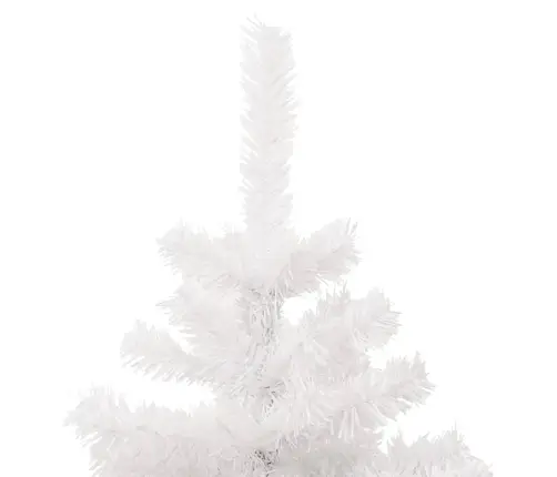 Spiraalne Valgustusega Kunstkuusk Potiga, Valge, 120 cm Pvc