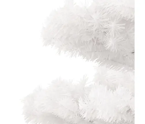 Mākslīgā Ziemassvētku Egle Podā, Spirālveida, Balta, 180 Cm Vidaxl