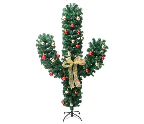 Kalėdinis Kaktusas Su Stovu/Led, Žalias, 210cm Pvc