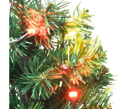 Ziemassvētku Egļu Celiņš, 6 Egles, Krāsainas Led, 45 Cm, Pvc Vidaxl