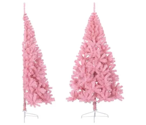 Poolik Kunstkuusk Alusega, Roosa, 180 cm Pvc