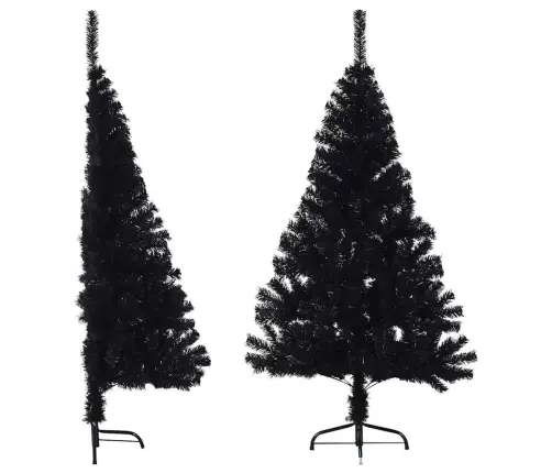 Mākslīgā Ziemassvētku Egle Ar Statīvu, Pusapaļa, 150 Cm, Pvc Vidaxl
