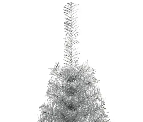 Poolik Kunstkuusk Alusega, Hõbedane, 180 cm Pet Poolik Kunstkuusk Alusega, Hõbedane, 180 cm Pet