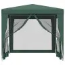 Proginė Palapinė Su 4 Sienomis, Žalia, 2,5X2,5M, Hdpe