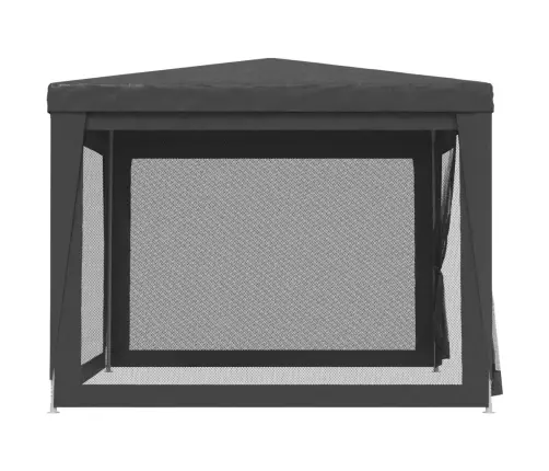 Peotelk 4 Võrgust Külgseinaga, Antratsiit, 3 X 3 M Hdpe
